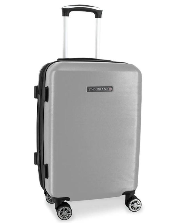 Чемодан Swissbrand Cardiff S Silver (SWB_LHCAR802S)
