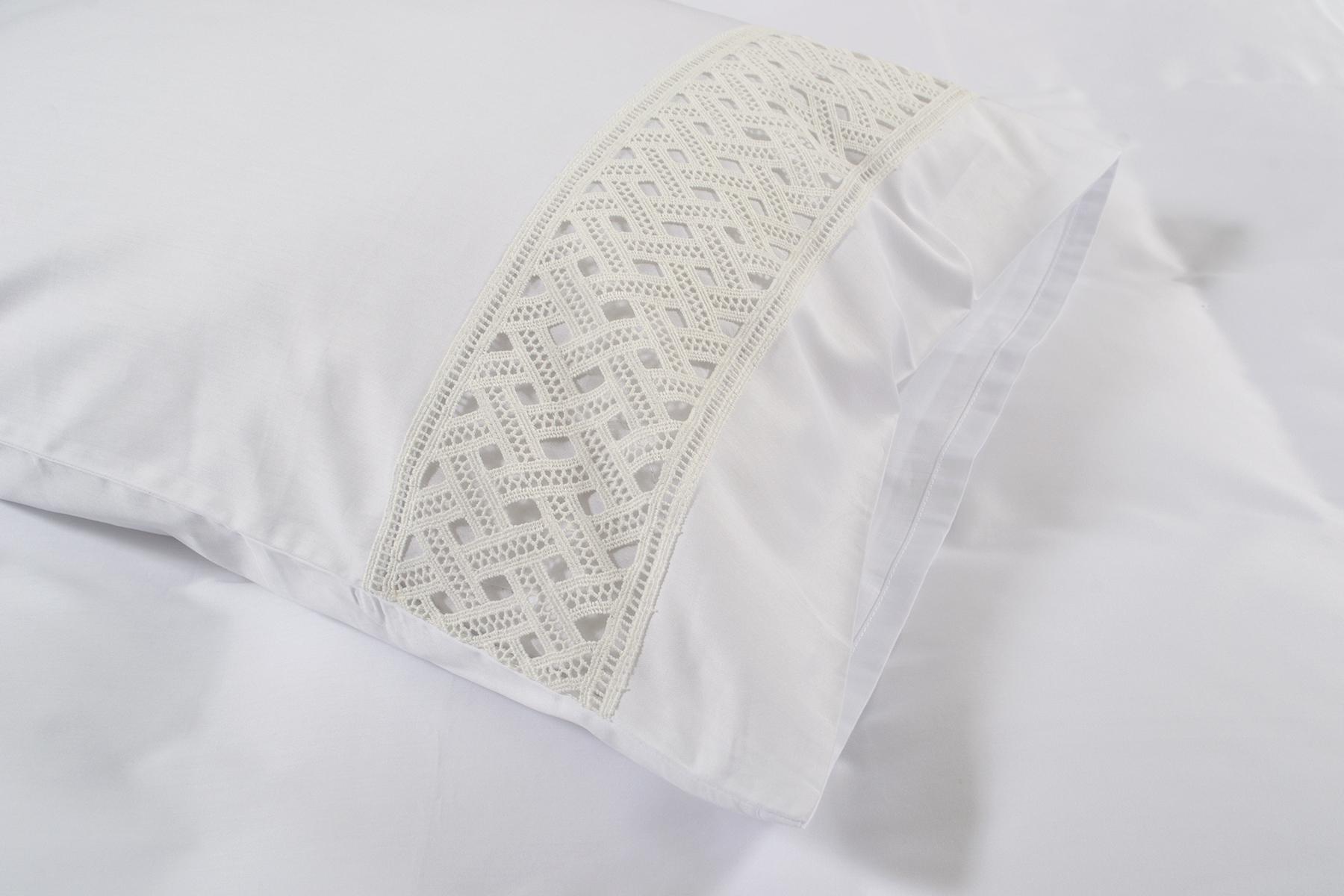 Підковдра з наволочками Penelope Delfina beyaz 200х220/50х70 см 2 шт. Білий (28584491) - фото 3 Підковдра з наволочками Penelope Delfina beyaz 200х220/50х70 см 2 шт. Білий (28584491) - фото 3