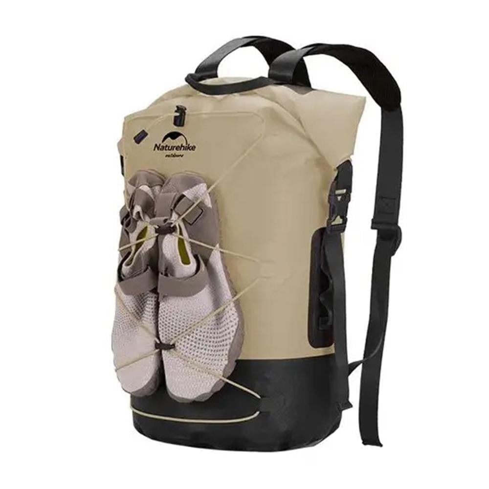 Рюкзак водонепроникний Naturehike NH21FSB04 30 л Бежевий Рюкзак водонепроникний Naturehike NH21FSB04 30 л Бежевий