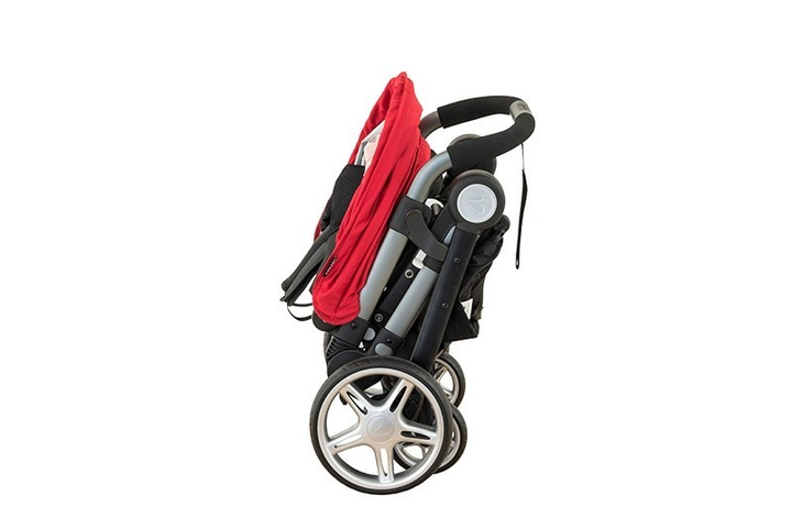 Коляска 2в1 Larktale Coast Barossa Red з чорною люлькою - фото 2