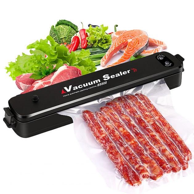 Вакууматор Vacuum Sealer для еды Черный - фото 4