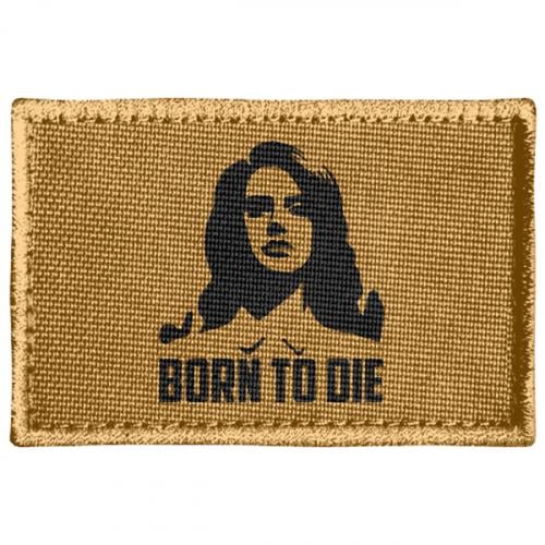 Шеврон прямоугольный Born to die (18187638-9-193255)
