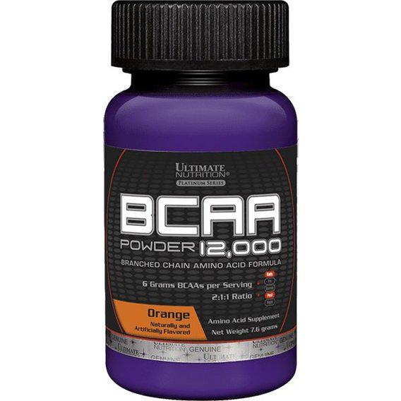 Амінокислота BCAA для спорту Ultimate Nutrition Flavored BCAA 12,000 Powder 7,6 г 1 порцій Oranгe