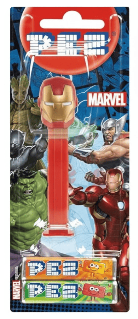 Диспенсер с конфетами Pez Marvel Collection Железный Человек 17 г (2899477086)