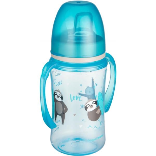 Поїльник тренувальний Canpol Babies EasyStart 240 мл Sweet fun Блакитний (35/208_blu)