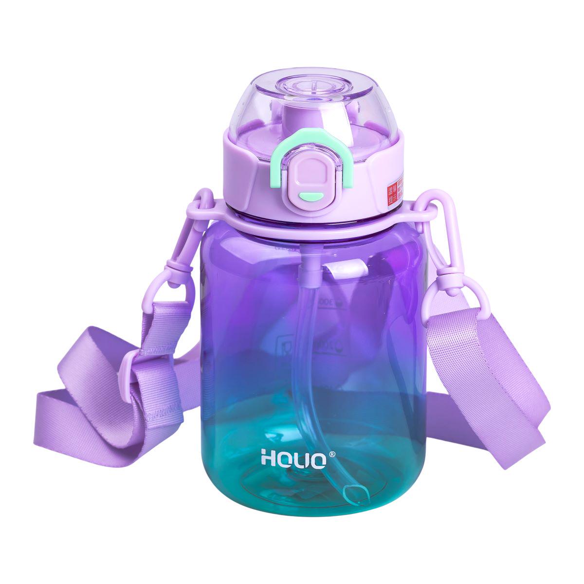 Бутылка для воды Light House HOLIO LG-30191 VIO с мундштуком ремешком и ручкой 700 мл Фиолетовый Бутылка для воды Light House HOLIO LG-30191 VIO с мундштуком ремешком и ручкой 700 мл Фиолетовый