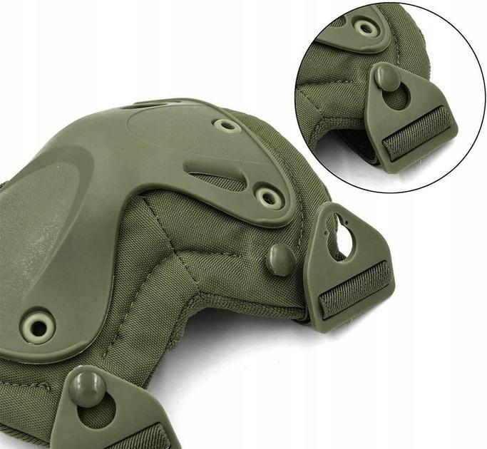 Наколінники для захисту Oxford 800D 2 шт. Оливковий - фото 7