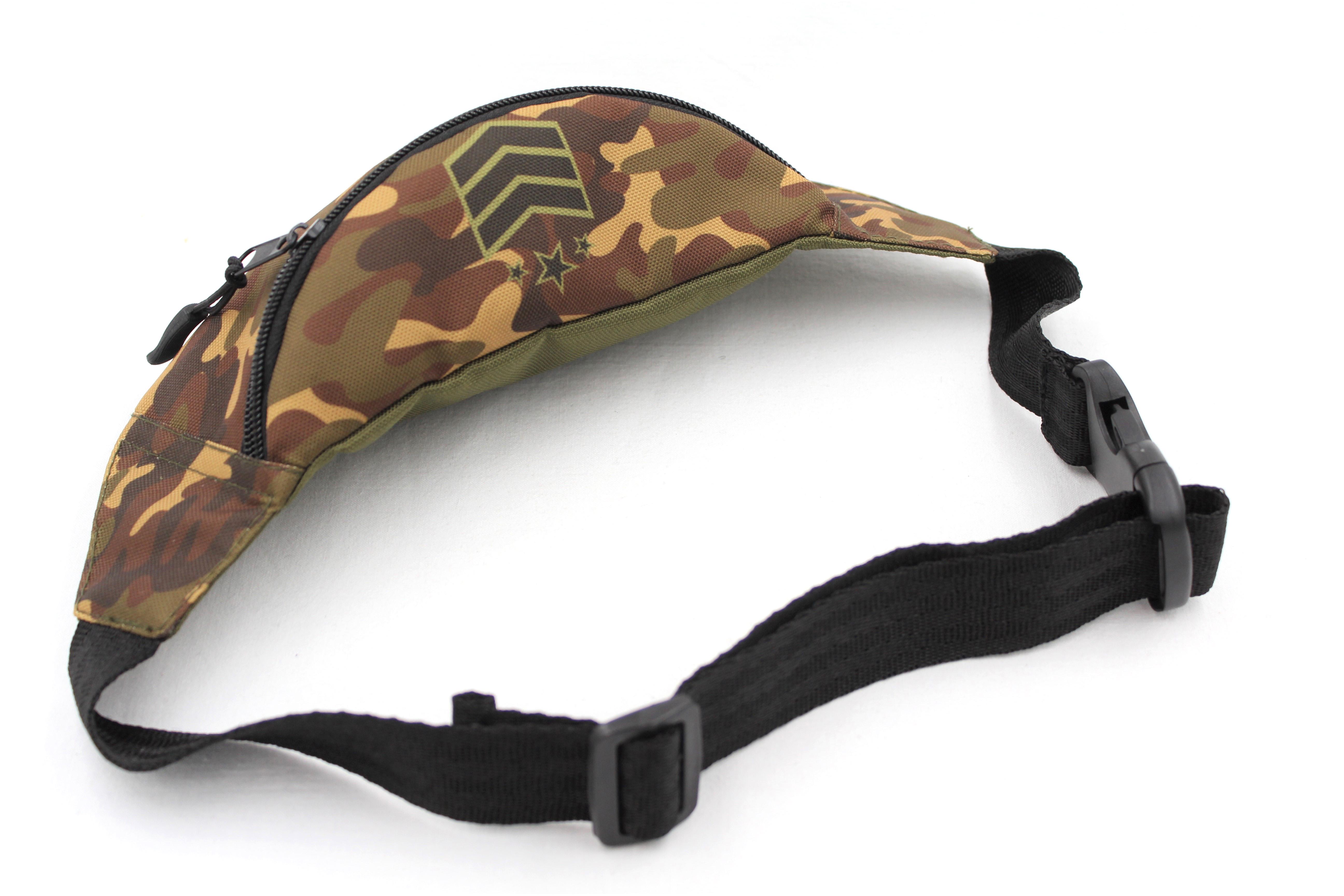 Сумка бананка для хлопчика з регулюючим ремінцем 4-8 років Тризуб Камуфляжний (Д-012) - фото 6