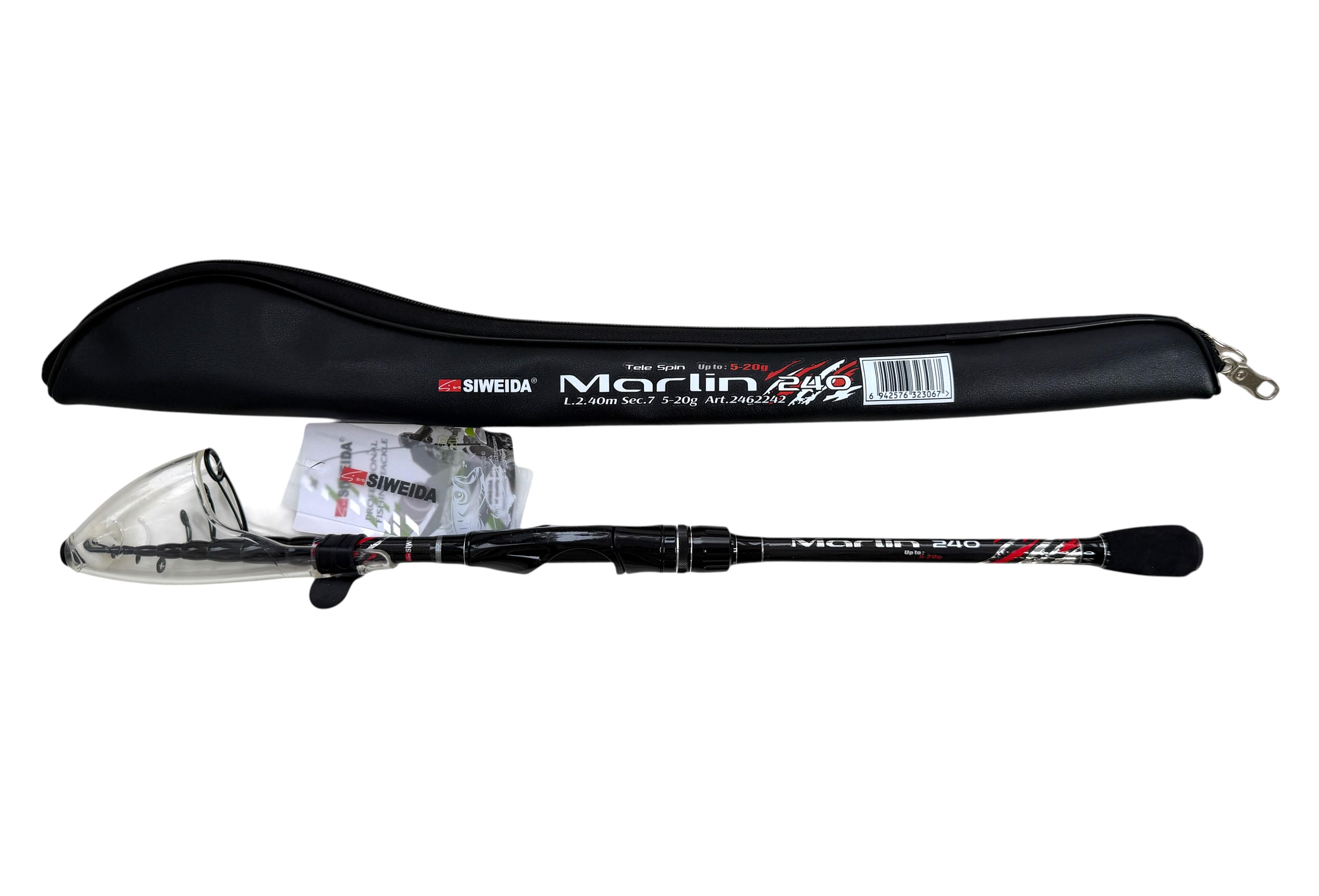 Спінінг-телескоп Siweida Marlin Light-Medium 5-20 г 2,4 м (20664765147) Спінінг-телескоп Siweida Marlin Light-Medium 5-20 г 2,4 м (20664765147)