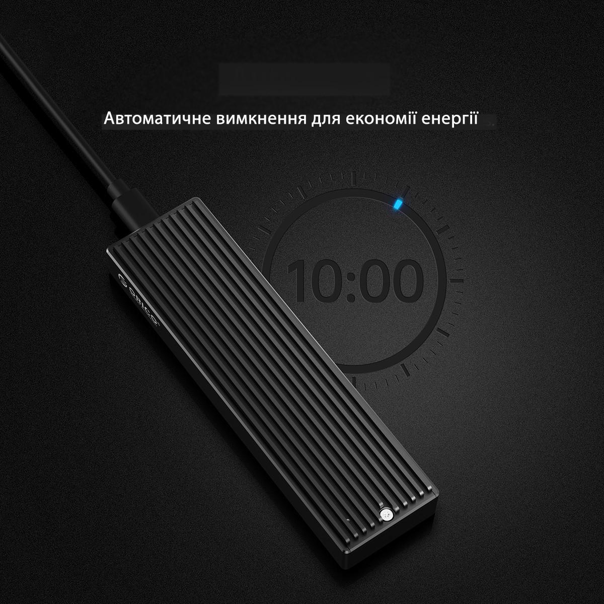 Карман Orico M2PV-C3 для M.2 SSD NVMe USB 3.1 GEN2 Type-C (oricoM2PV-C3) - фото 6