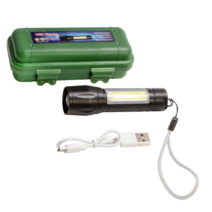 Фонарь Led USB Q5 COB 1000 LM с боксом для хранения CARPRIE PE