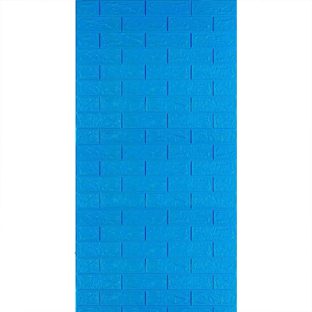 3D-панель самоклеющаяся Sticker Wall R003-3-3 Синий кирпич 700 мм 3,08 м 3 мм (SW-00001756)