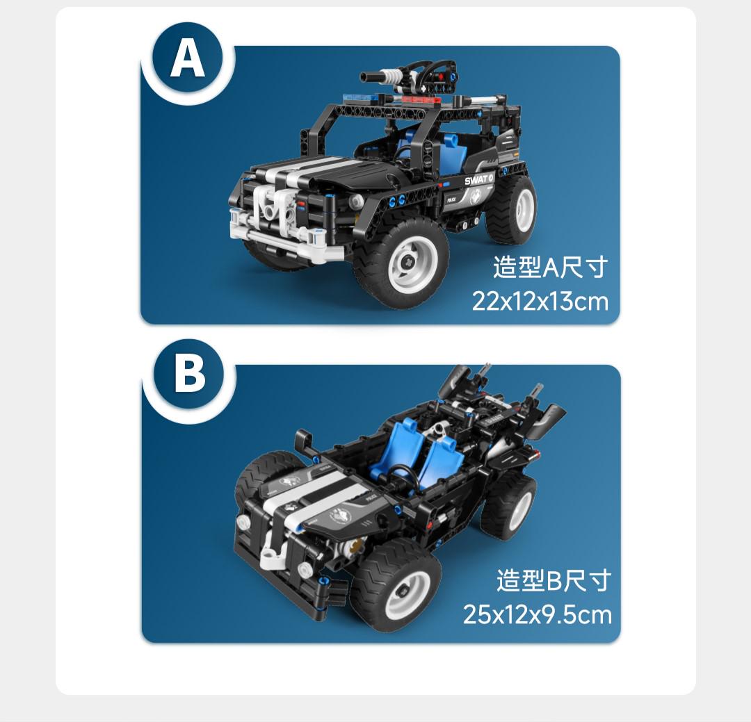 Конструктор Mijia Wanzhi Armed SWAT Vechicle - фото 5 Конструктор Mijia Wanzhi Armed SWAT Vechicle - фото 5