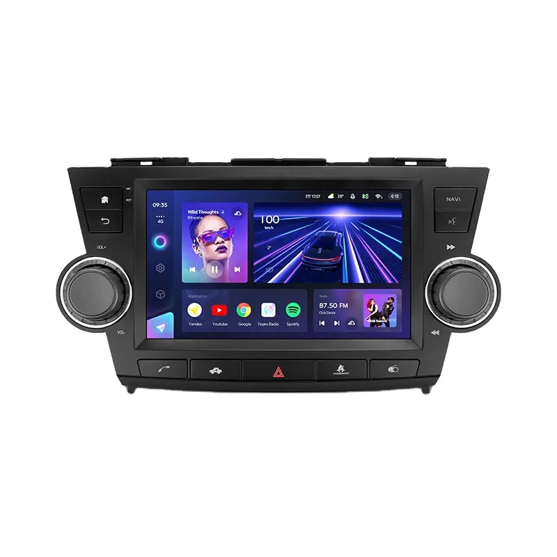 Автомагнитола штатная Teyes CC3 360° для Toyota Highlander 2 XU40 2007-2013 варіант F3 Android (1799821018)