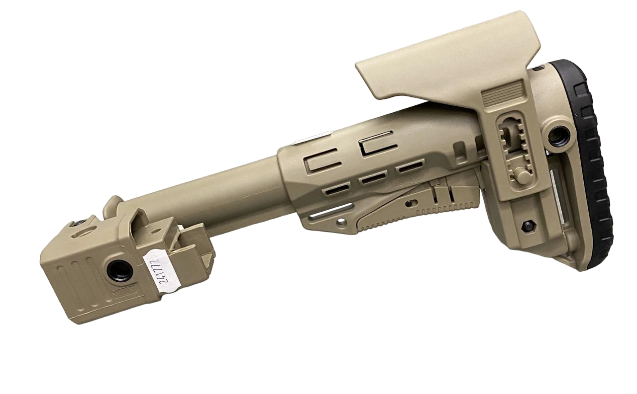 Приклад Складной DLG TACTICAL CCP с регулируемым подщечником и трубкой Mil-Spec комплект антабка на 2 стороны Койот (1715216759) Приклад Складной DLG TACTICAL CCP с регулируемым подщечником и трубкой Mil-Spec комплект антабка на 2 стороны Койот (1715216759)