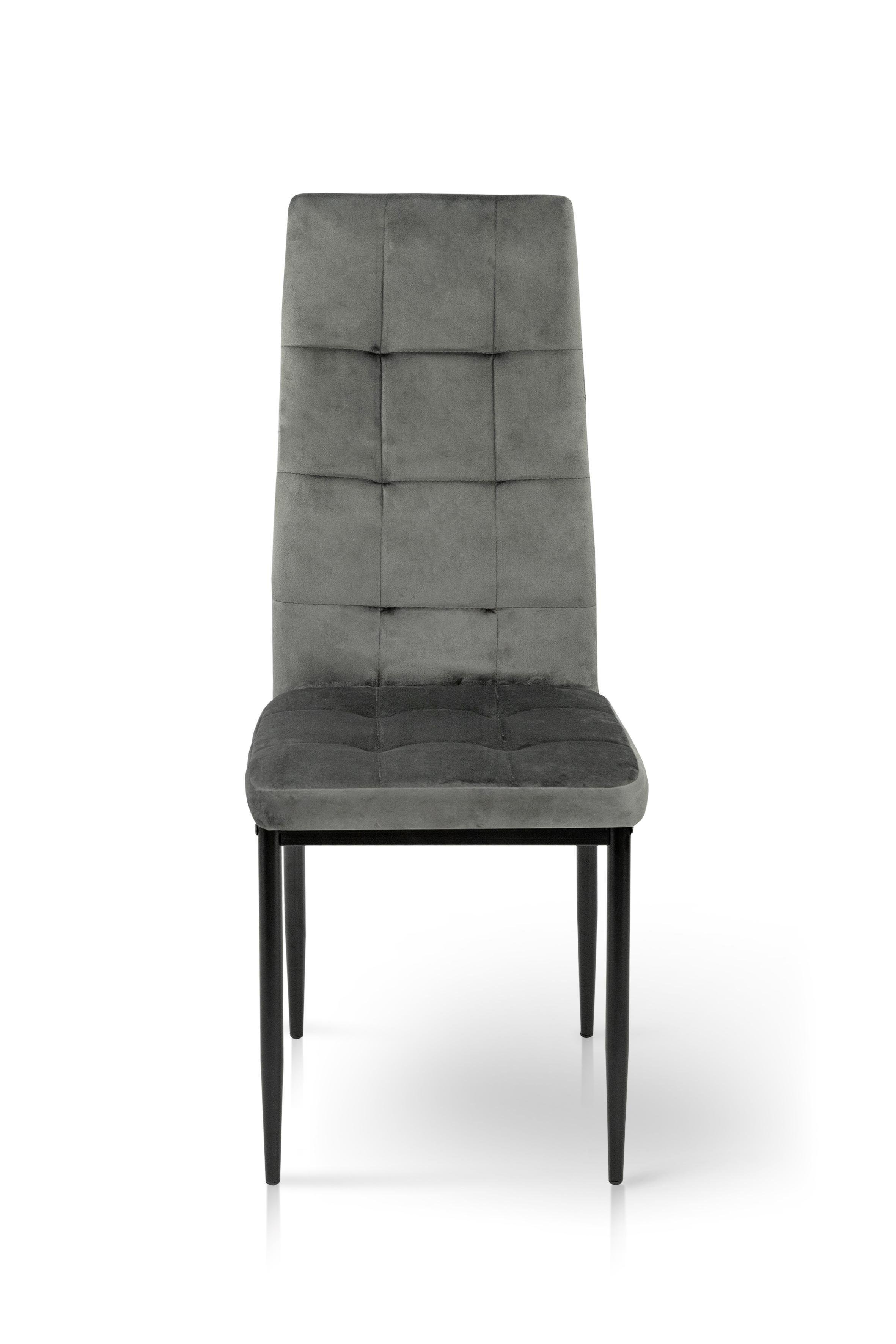 Стілець для кухні та вітальні ГРЕЙС Айс 410х980х510 мм Чорний/Графіт (GAА0056132) - фото 1 Стілець для кухні та вітальні ГРЕЙС Айс 410х980х510 мм Чорний/Графіт (GAА0056132) - фото 1