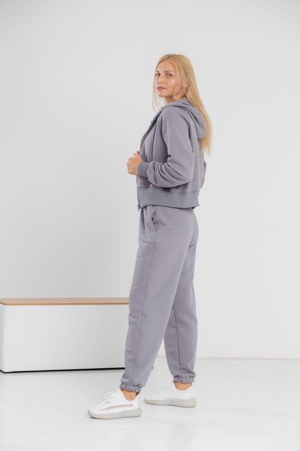 Спортивный костюм женский AKSAN тройка S Серый (23.2051_gray_42(S)) - фото 3 Спортивный костюм женский AKSAN тройка S Серый (23.2051_gray_42(S)) - фото 3