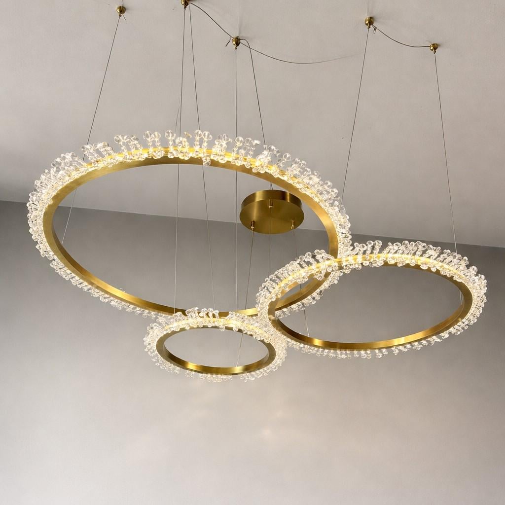 Люстра подвесная LED Zilini ML640/80/60/40 Золотистый (32176546)