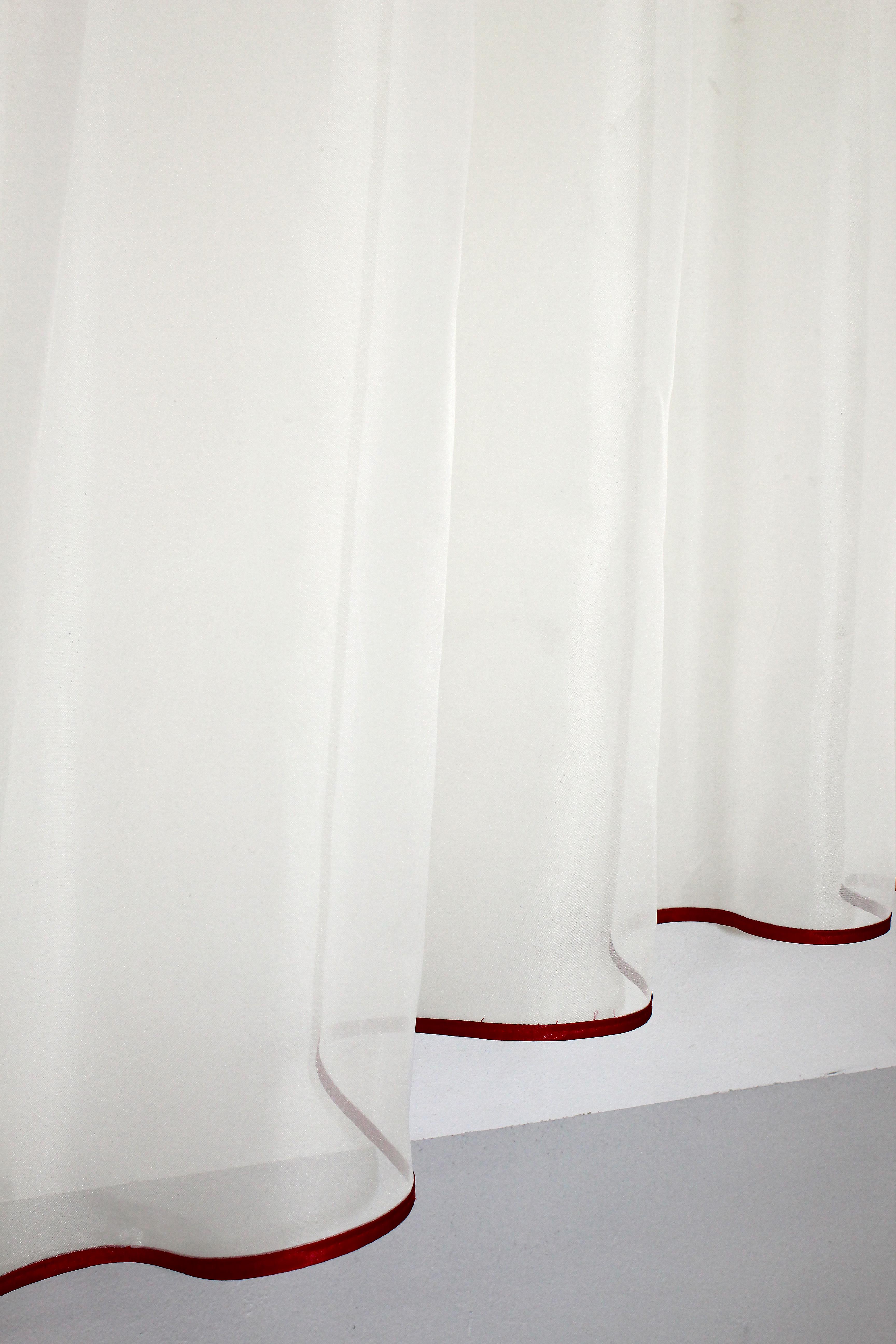 Гардина кухонна VR-Textil № 036к арка 280х170 см Молочний/Червоний (52-0243) - фото 5 Гардина кухонна VR-Textil № 036к арка 280х170 см Молочний/Червоний (52-0243) - фото 5