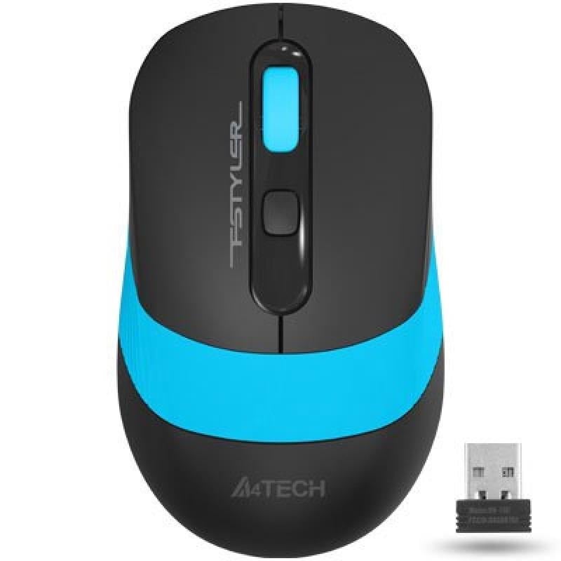 Компьютерная мышка беспроводная A4Tech FG10 Black/Blue (26450990)