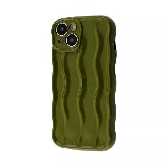 Чехол-накладка для телефона WAVE Lines Case - iPhone 13 army green (471140040)