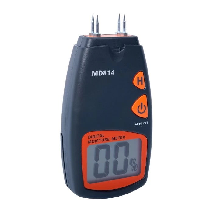 Вологомір цифровий Dr.Meter MD-814 для деревини з подвійними щупами/кроною 9В та чохлом