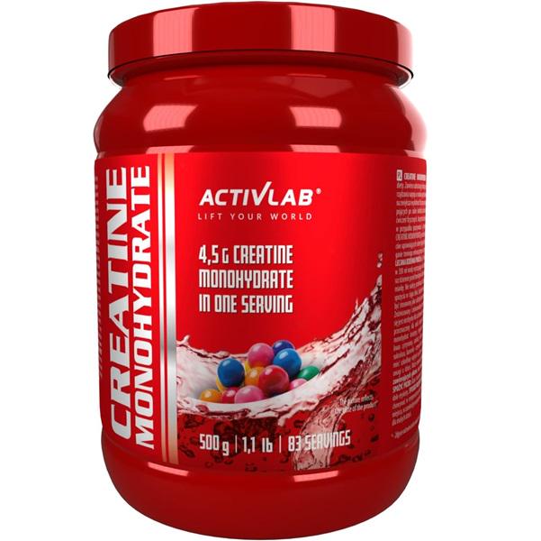 Креатин моногідрат Activlab Creatine Powder Super 500 г 83 порцій Bubble гum