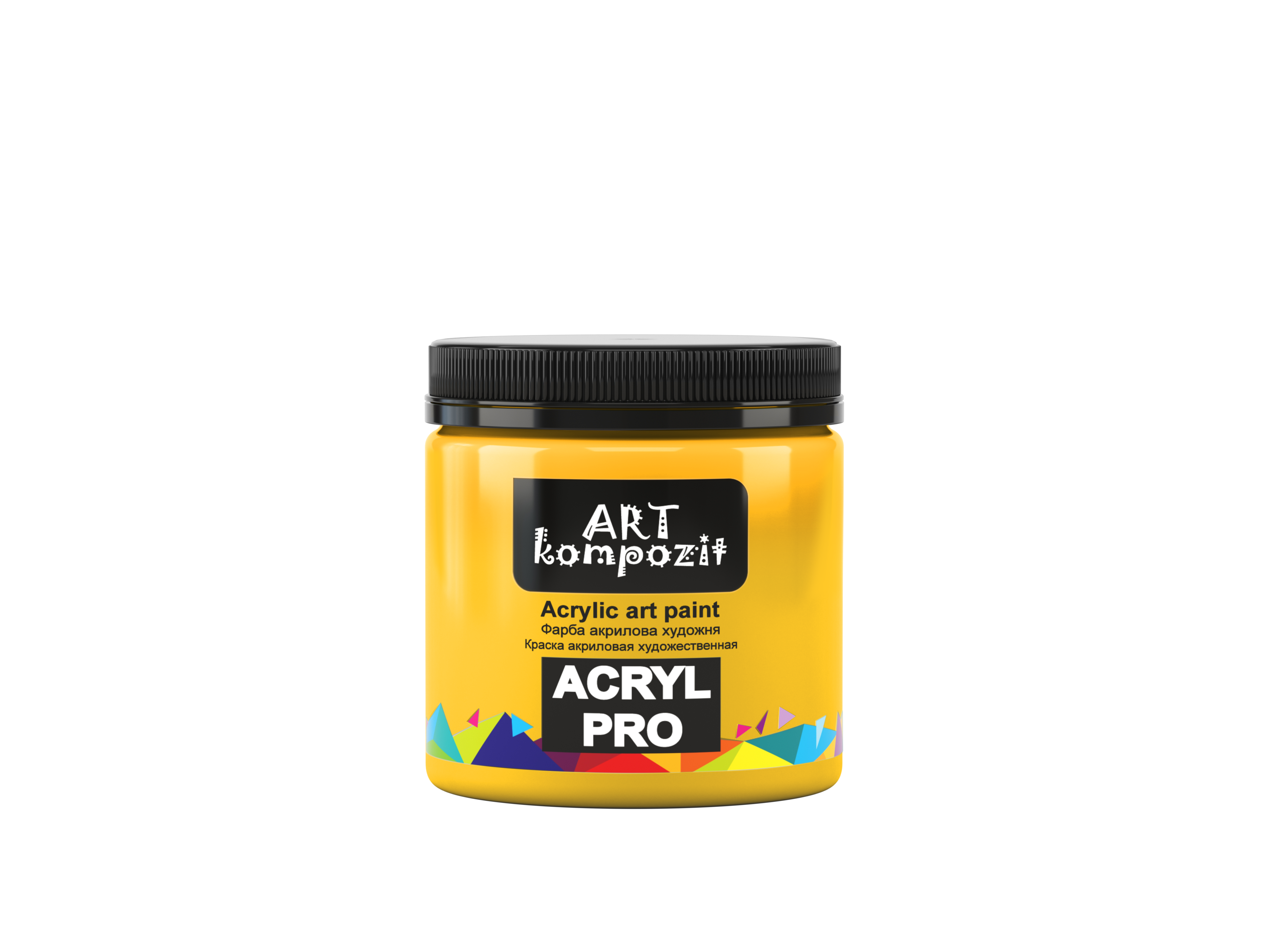 Краска художественная ART Kompozit Acryl PRO 113 0,43 мл Желтый средний