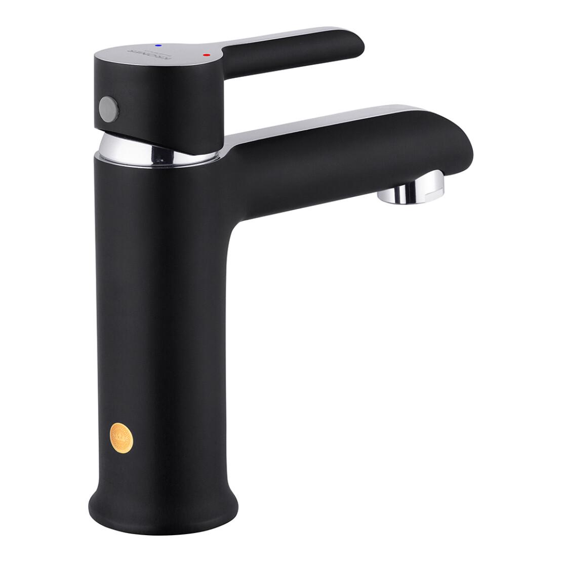 Смеситель для раковины Kroner KRP Essen SCH010 Черный/Хром (CV024322) - фото 2 Смеситель для раковины Kroner KRP Essen SCH010 Черный/Хром (CV024322) - фото 2