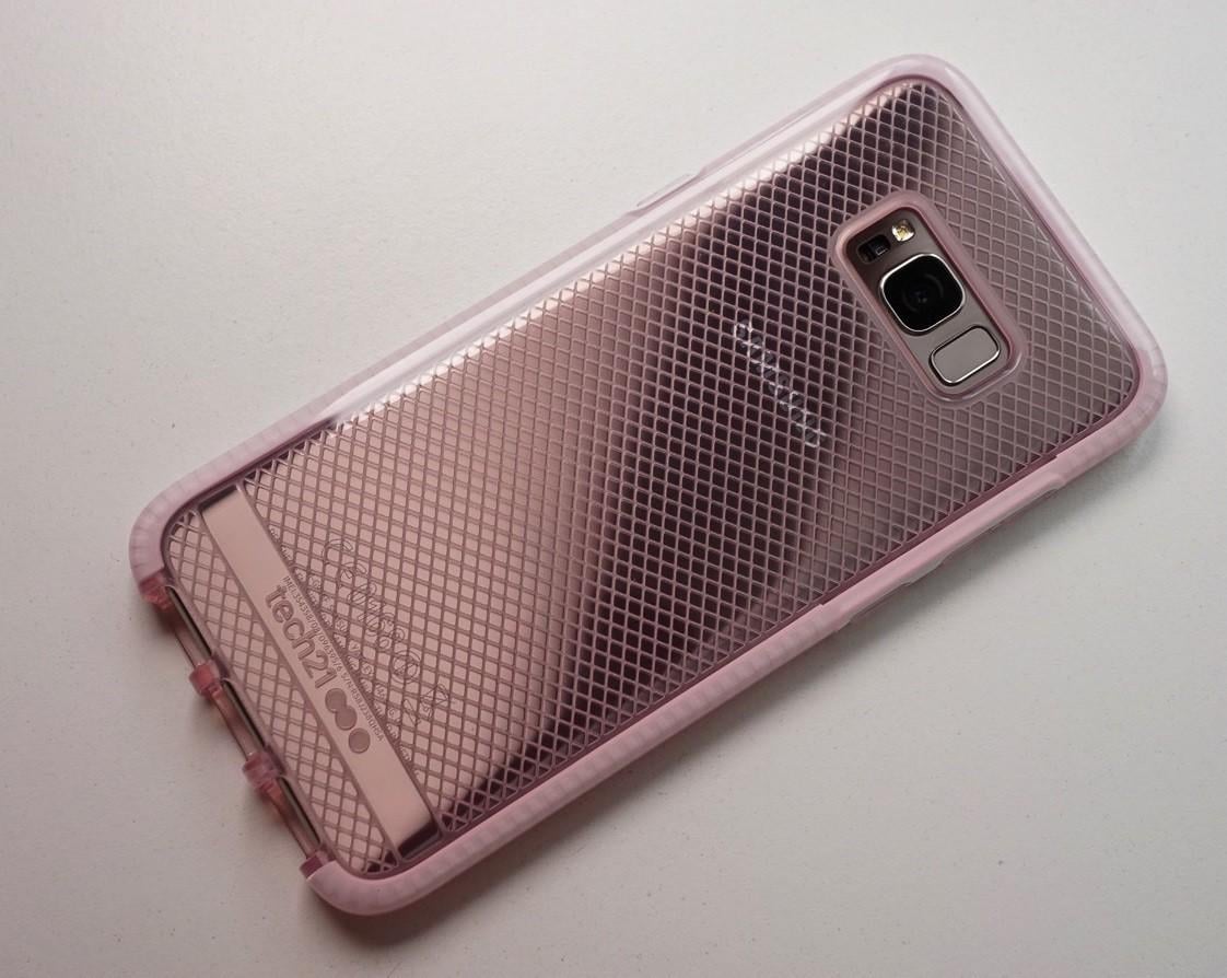 Защитный чехол Tech21 D3O® Flexshock для Samsung S8 Plus Rose Tint White
