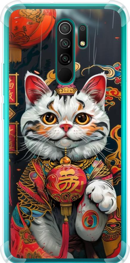 Чехол на Xiaomi Redmi 9 China Cat v2 (6135sp-2019-42517) Чехол на Xiaomi Redmi 9 China Cat v2 (6135sp-2019-42517)