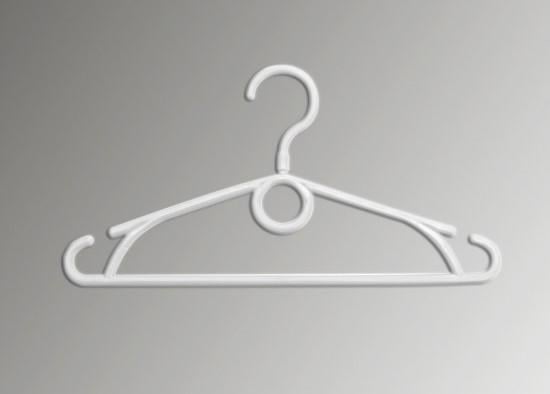 Вішалка пластмасова для одягу дитяча 32 см Білий