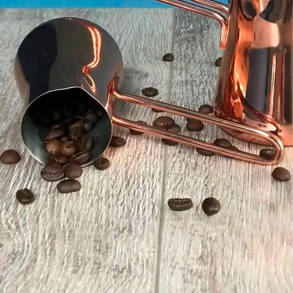 Турка для кофе из нержавеющей стали Медная классика 200 мл - фото 5
