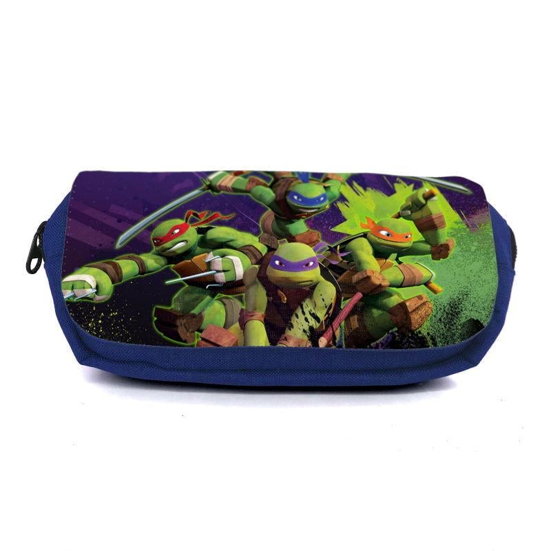 Пенал школьный Ракушки Ниндзя Ninja Turtles TMNT-003 Синий (1529788627)