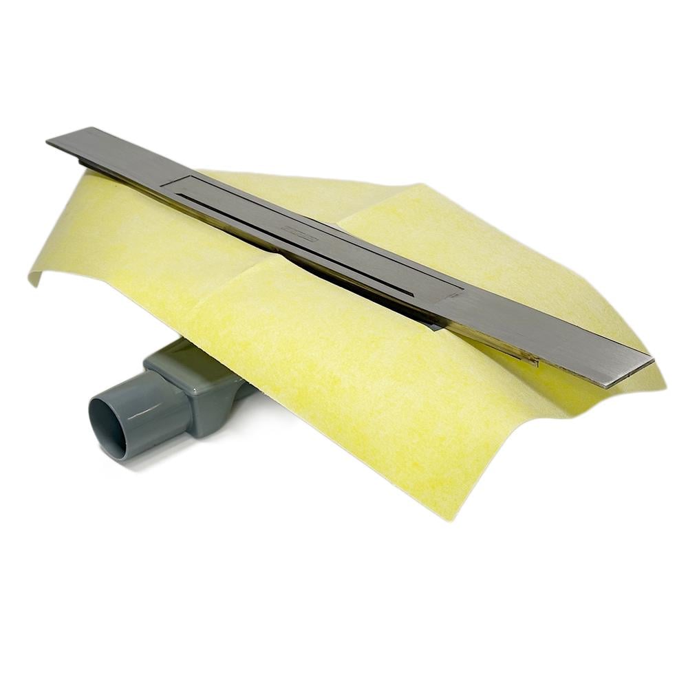 Трап для душа Feha с мембраной горизонтальный s-образный сифон двойной затвор 60 см