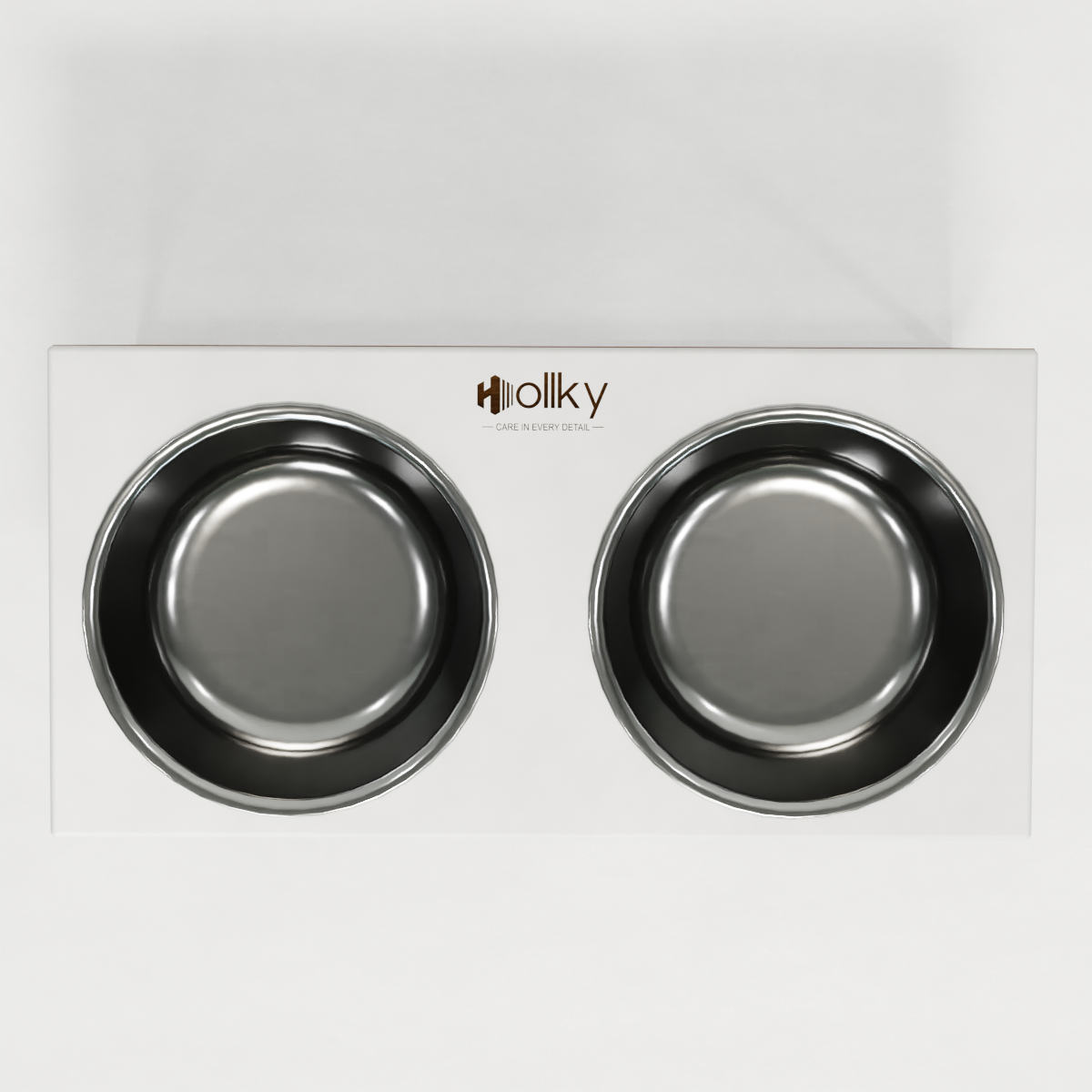 Миски на підставці для дуже великих собак Hollky Base XXL40 2х2,8 л (BXXL40-643240-GLWH) - фото 3