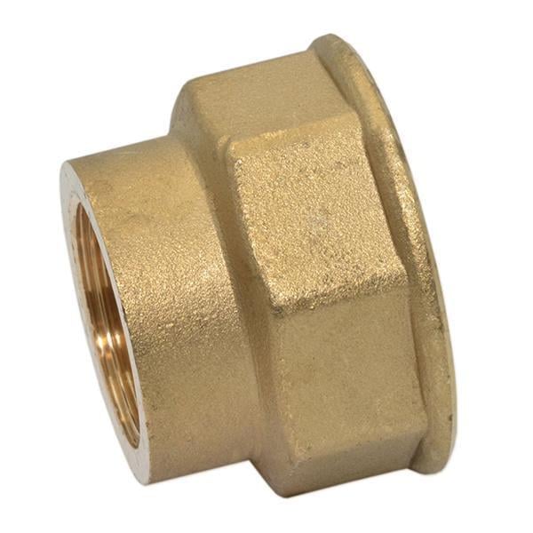 Муфта редукционная латунная Pattaroni 1" x 2" внутренняя резьба (F271R013)