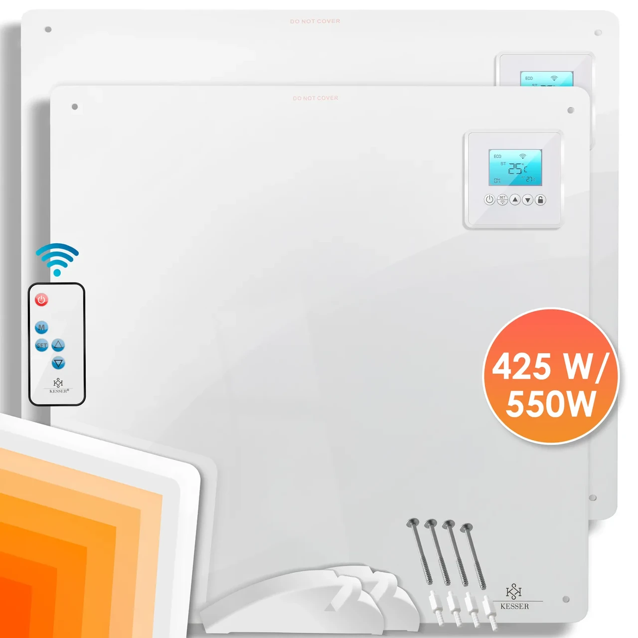 Инфракрасный обогреватель настенный KESSER 425-550W - фото 2