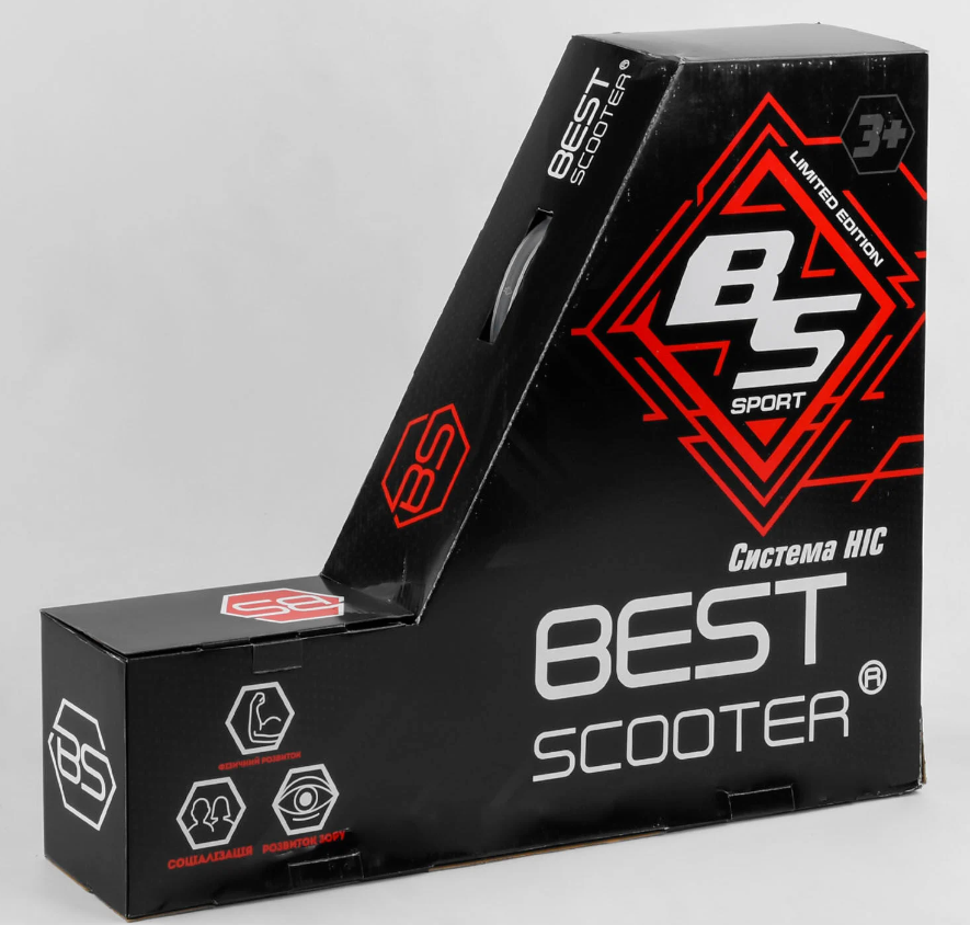 Самокат трюковый Best Scooter BS-99717 HIC-система/пеги/алюминиевый диск/дека с принтом Самокат трюковый Best Scooter BS-99717 HIC-система/пеги/алюминиевый диск/дека с принтом