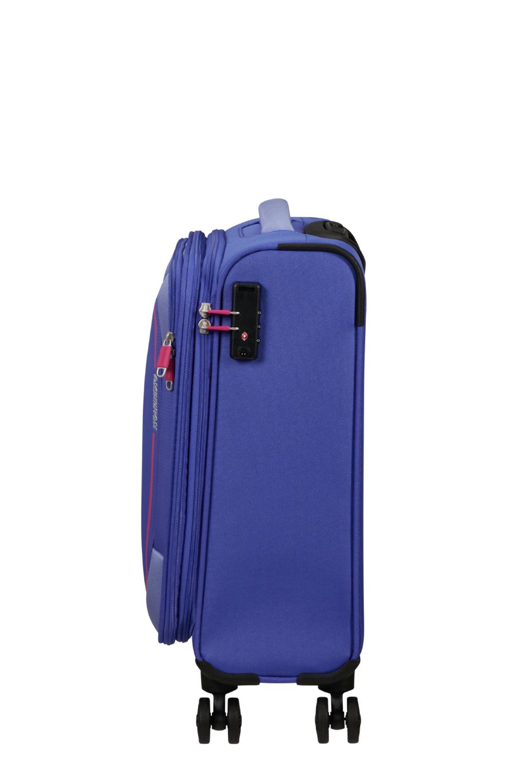 Чемодан American Tourister PULSONIC 55x40x23/26 см Фиолетовый (MD6*61001) - фото 9