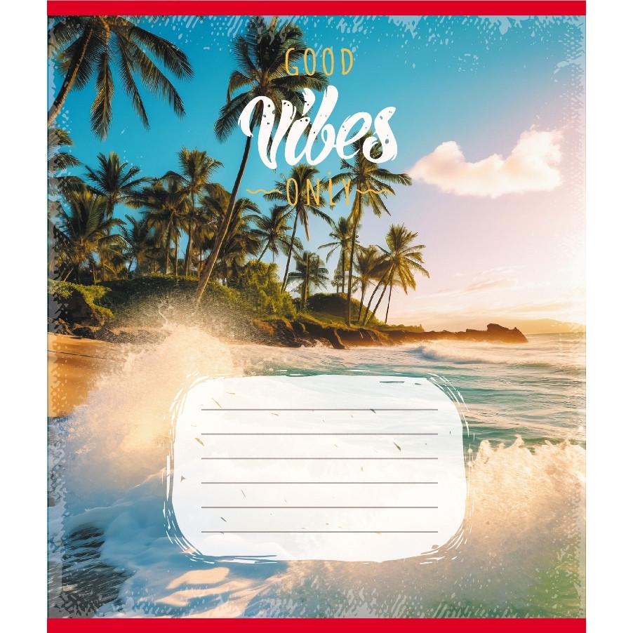 Шкільний зошит Вайб 024-550429K-5 в клітинку 24 аркуші (RLT55301)