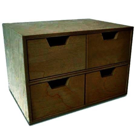 Мини-комод из дерева Керия Мускат (МНК-006307)