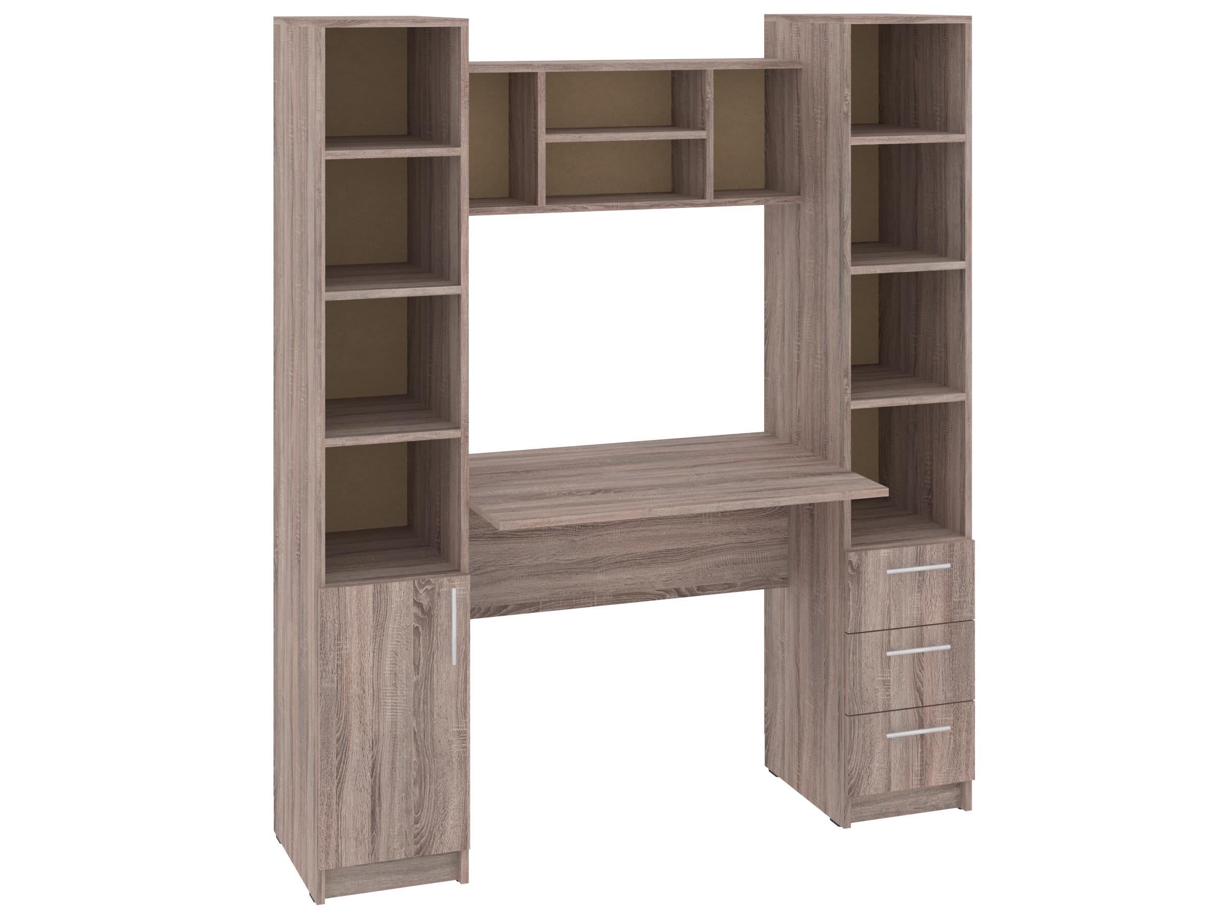 Письмовий стіл PEHOTIN Гранд 140,5х60х75/168 см Трюфель (PN-101305)