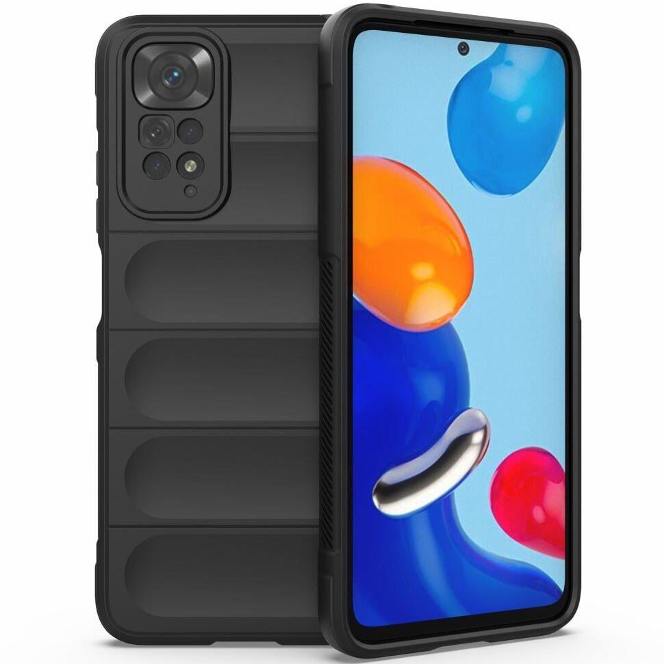 Чехол силиконовый Magic Shield для Xiaomi Redmi Note 11 4G / 11s Черный (874104_1)