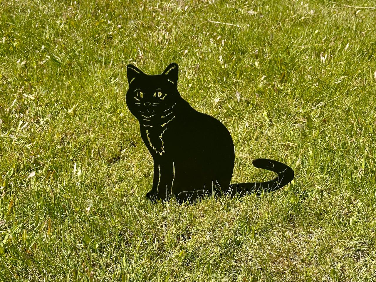 Садовая фигура Кот металлический для вашего двора/патио/сада (DCR009) - фото 4 Садовая фигура Кот металлический для вашего двора/патио/сада (DCR009) - фото 4