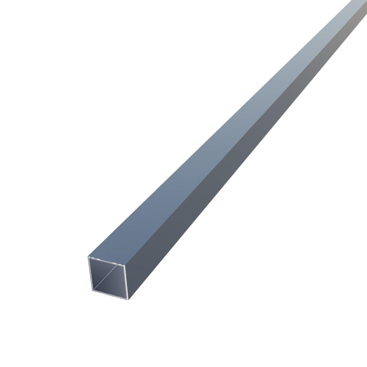 Труба профильная квадратная алюминиевая 40х40 толщина 2,0 мм АД 31 без покрытия матовая экструдированная Т5 (2313116263/К0842) Труба профильная квадратная алюминиевая 40х40 толщина 2,0 мм АД 31 без покрытия матовая экструдированная Т5 (2313116263/К0842)