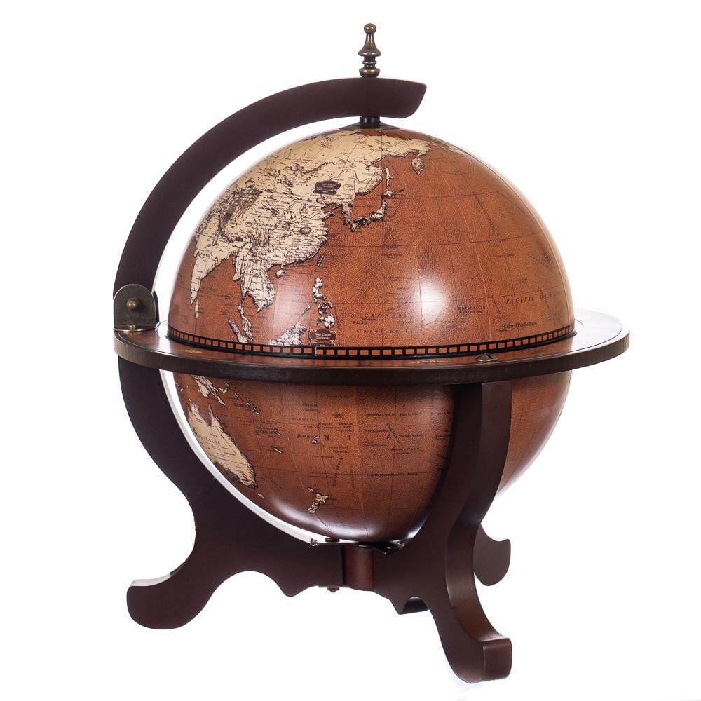 Глобус бар Elisey Красное дерево (0504-006)
