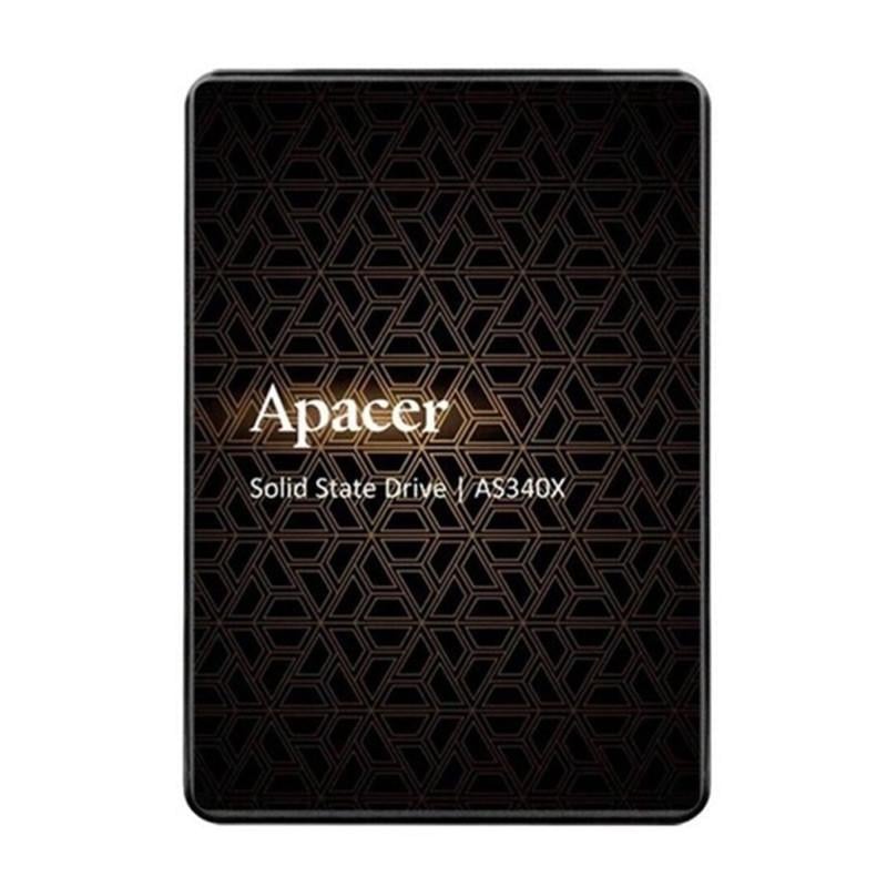 Твердотілий SSD диск Apacer AS340X 960GB 2.5» 7mm SATAIII 3D NAND Read/Write: 550/520 MB/sec Black