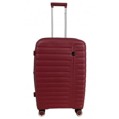 Валіза дорожня середня Madisson поліпропілен 78 л Бордовий (51203/3 bordo M)