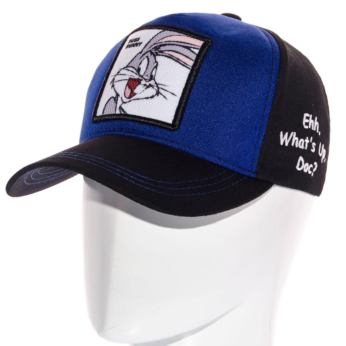 Бейсболка тракер котоновая Unisex Bugs Bunny SUB21784 L/р. 57-58 Черный/Электрик